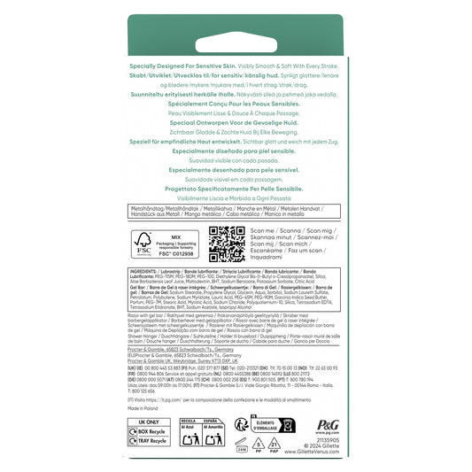 Gillette Pro Comfortglide Sensitive Skin Women's Razor