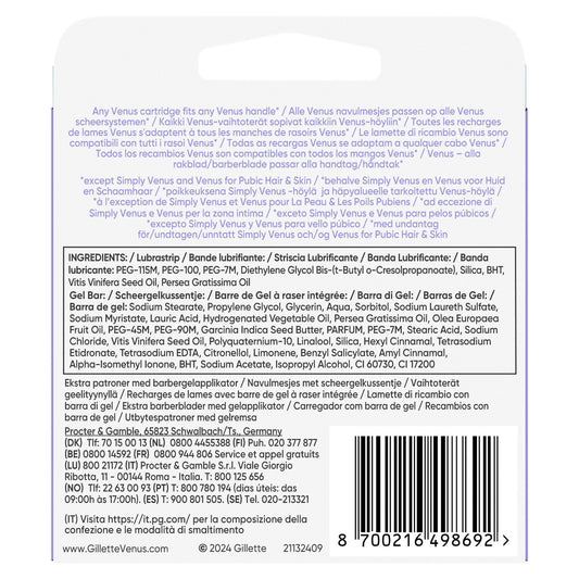 GILLETTE Comfortglide Breeze Venus Women's Razor Blade