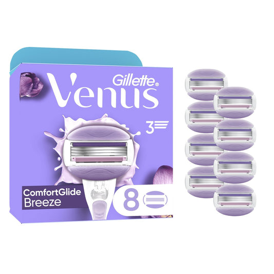 Lames de Rasoirs Femme Comfortglide Breeze VENUS le pack de 9 lames
