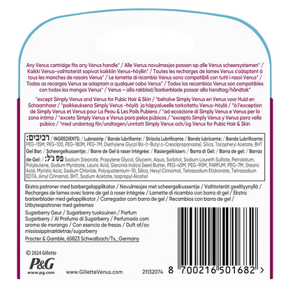 Lames de rasoir Pour Femme Pro ComfortGlide Sugarberry Scented Venus GILLETTE 