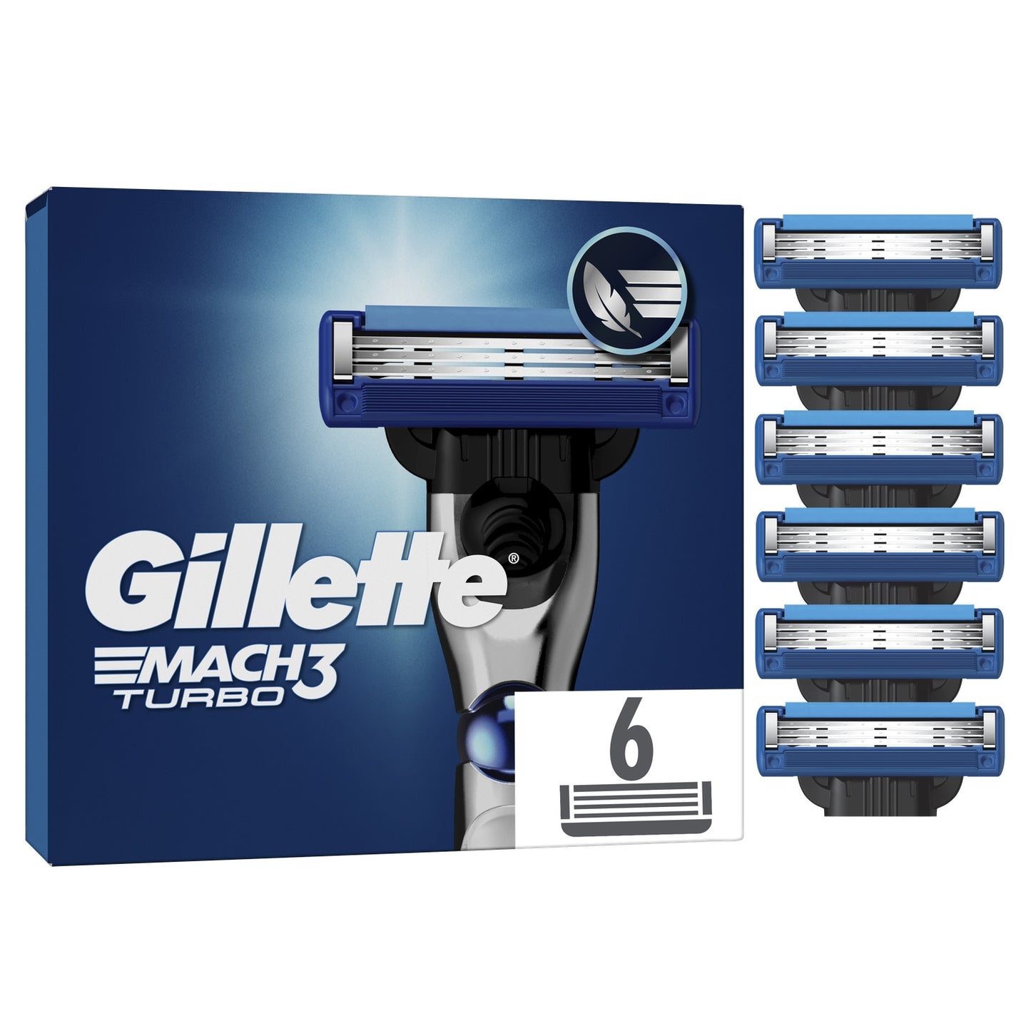 Lames de rasoir Pour Homme Mach 3 Turbo GILLETTE 