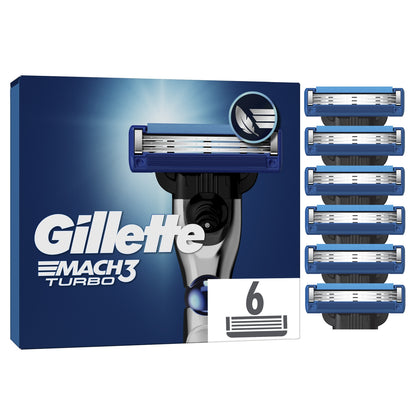 Lames de rasoir Pour Homme Mach 3 Turbo GILLETTE 
