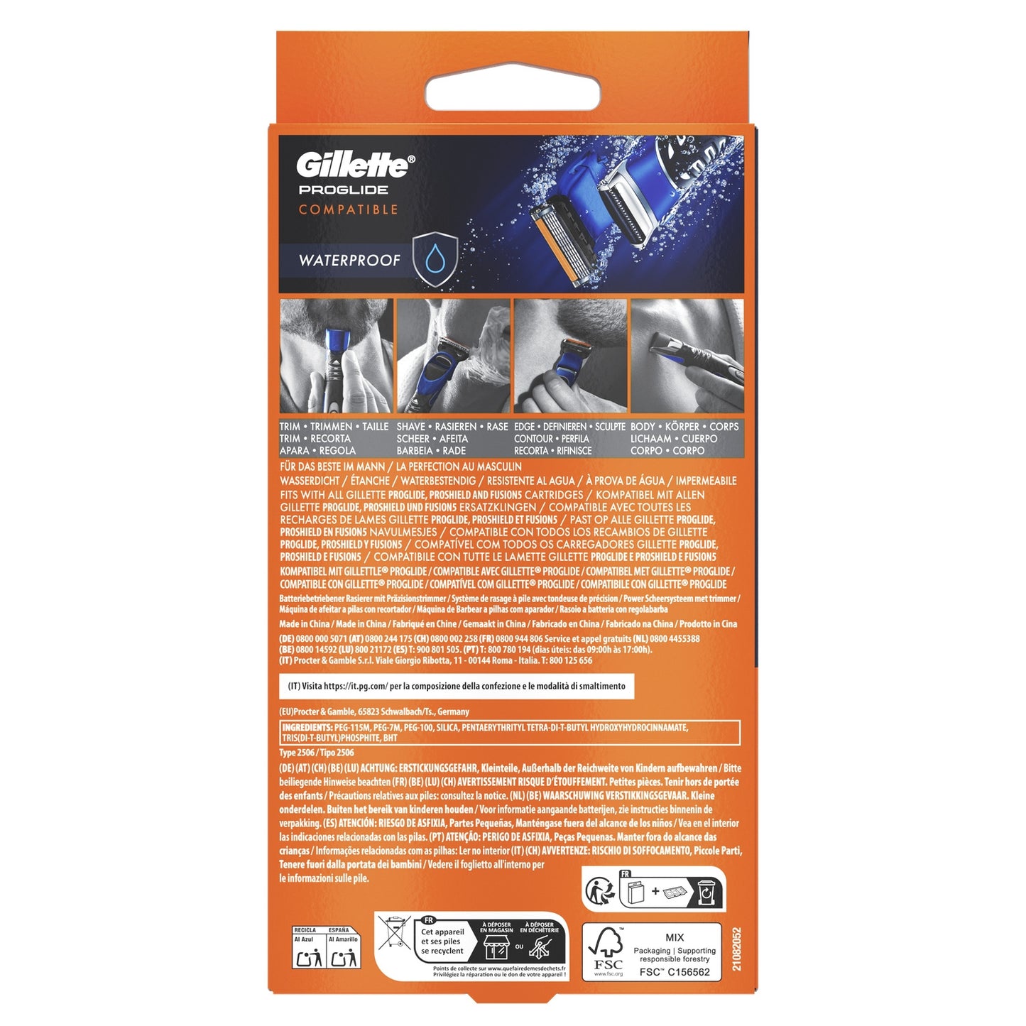 Coffret Rasoir Tondeuse et Accessoires Multi-usages GILLETTE 