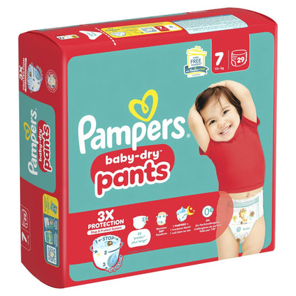 Couches Culottes Bébés Baby-Dry Pants T7 15+kg PAMPERS