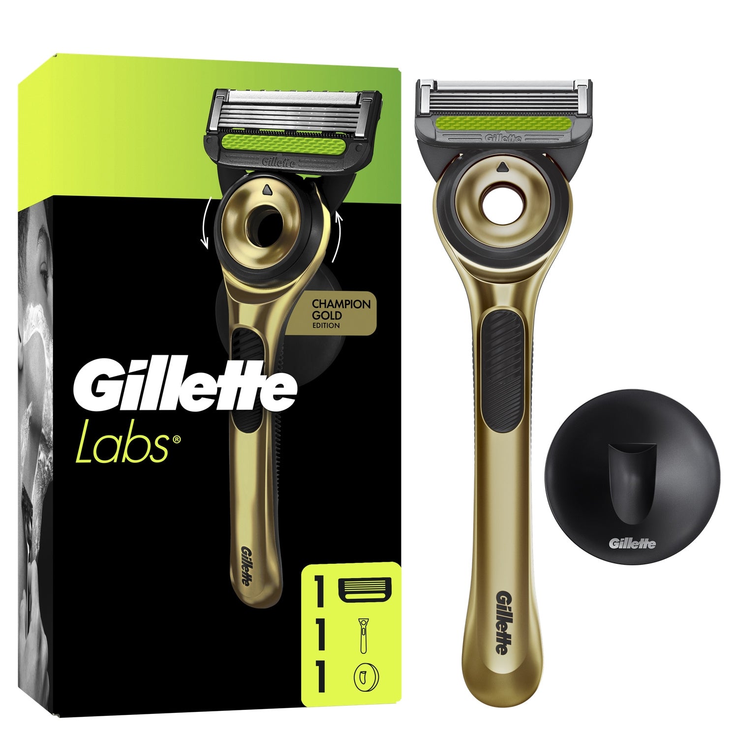 Rasoir avec Barre Exfoliante Pour Homme Edition Champion Gold GILLETTE 