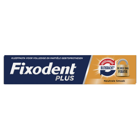 Crème Adhésive pour Prothèses Mordant Imbattable  Fixation Forte pour Tout la Journée FIXODENT