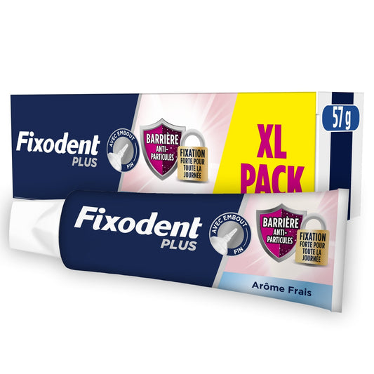Crème Adhésive pour Prothèses Totales & Partielle Arôme Frais FIXODENT le tube de 70ml