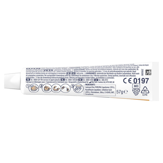 Crème Adhésive pour Prothèses Mordant Imbattable  Fixation Forte pour Tout la Journée FIXODENT