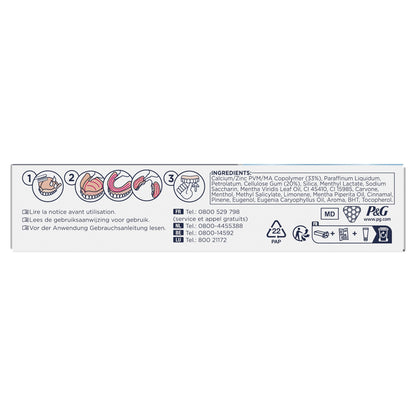 Crème Adhésive pour Prothèses Barrière Anti-Particules + Fixation Forte pour toute la journée FIXODENT 