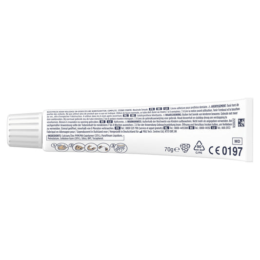 Crème Adhésive pour Prothèses Complete Fixation Forte FIXODENT
