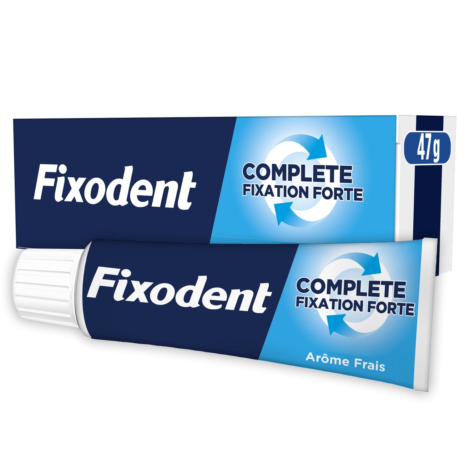 Crème Adhésive pour Prothèses Complete Fixation Forte FIXODENT 