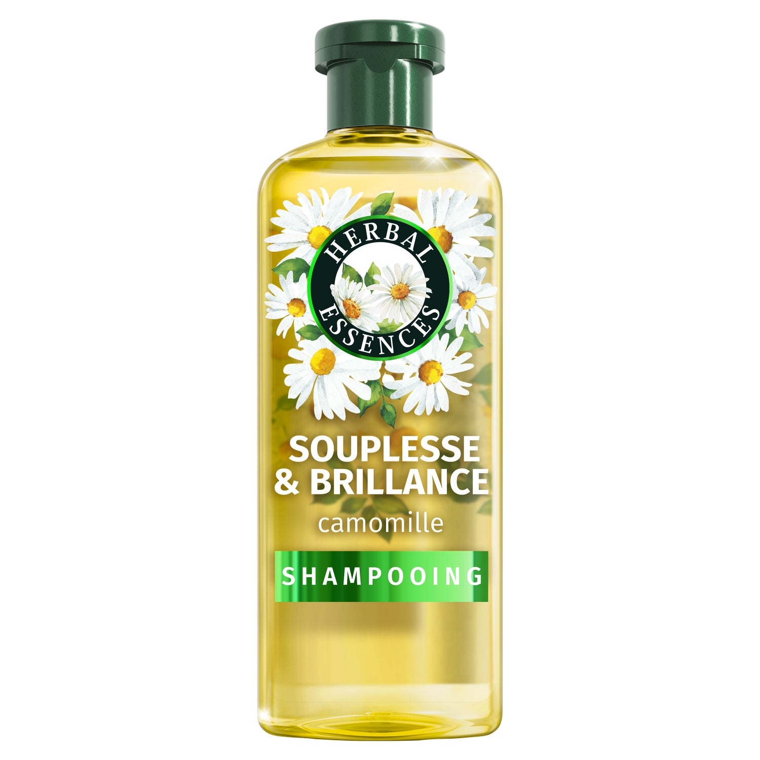 Shampoing Souplesse Et Brillance pour Cheveux normaux Camomille HERBAL ESSENCES 