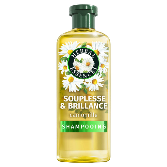 Shampoing Souplesse Et Brillance pour Cheveux normaux Camomille HERBAL ESSENCES 