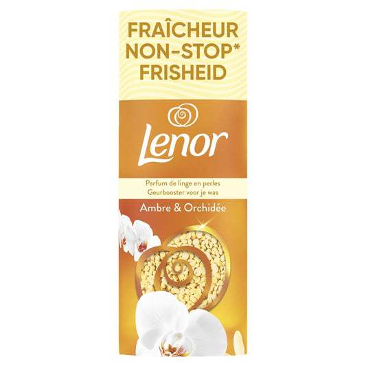 Parfum de Linge Perles Ambre et Orchidée LENOR le flacon de 155g