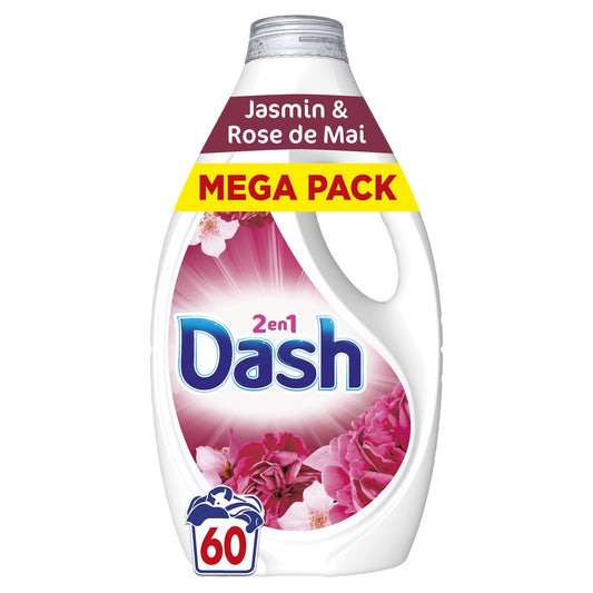 DASH 2-in-1 Flüssigwaschmittel Jasmin &amp; Mairose