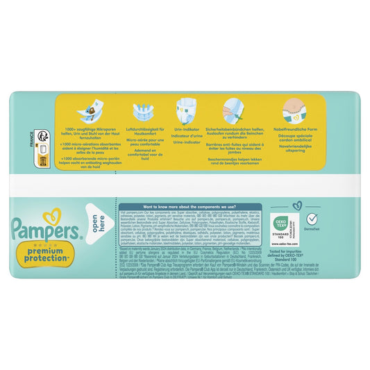 Couches Bébés Prenium Protection 2-5kg Taille 1 PAMPERS