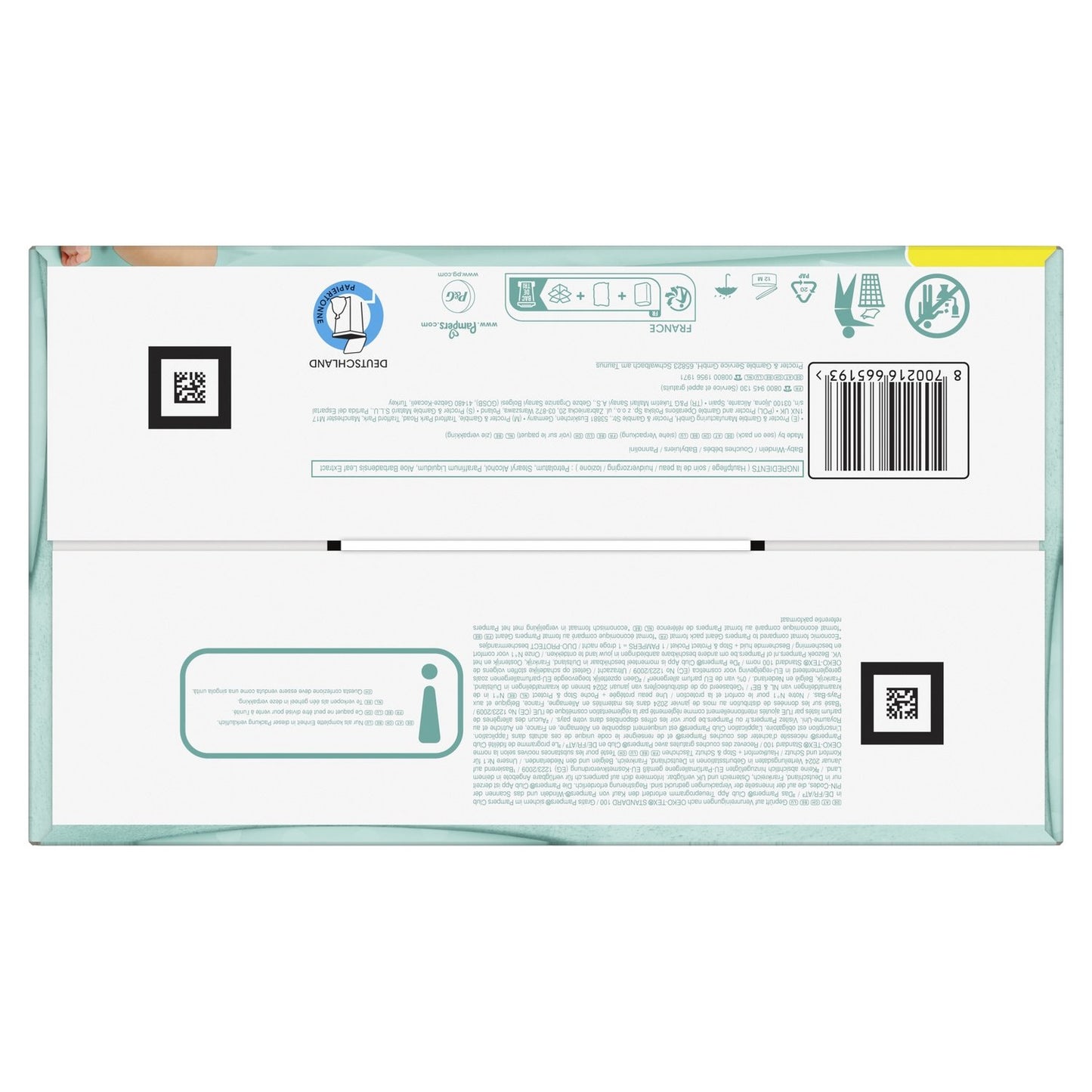 Couches Bébés Prenium Protection 9-14kg Taille 4 PAMPERS