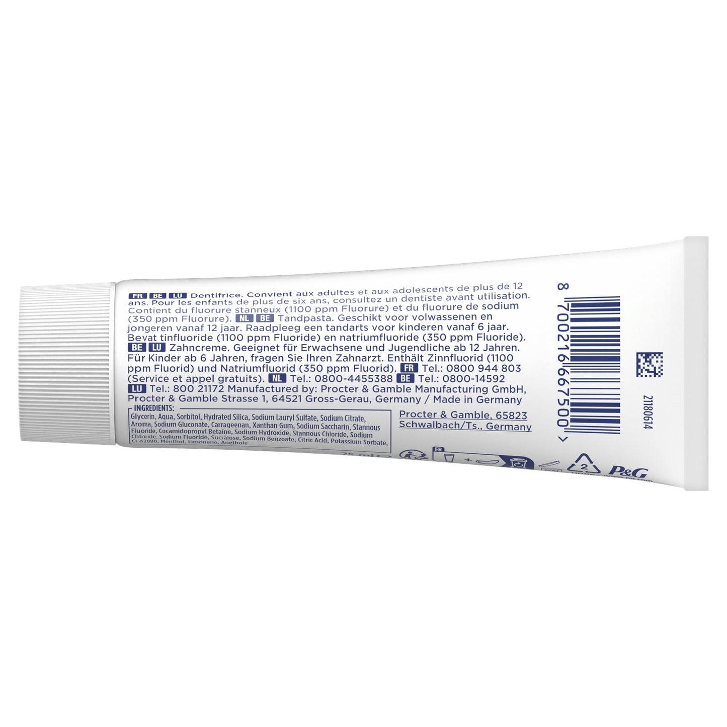 Dentifrice Professional Email Renforcé ORAL-B
