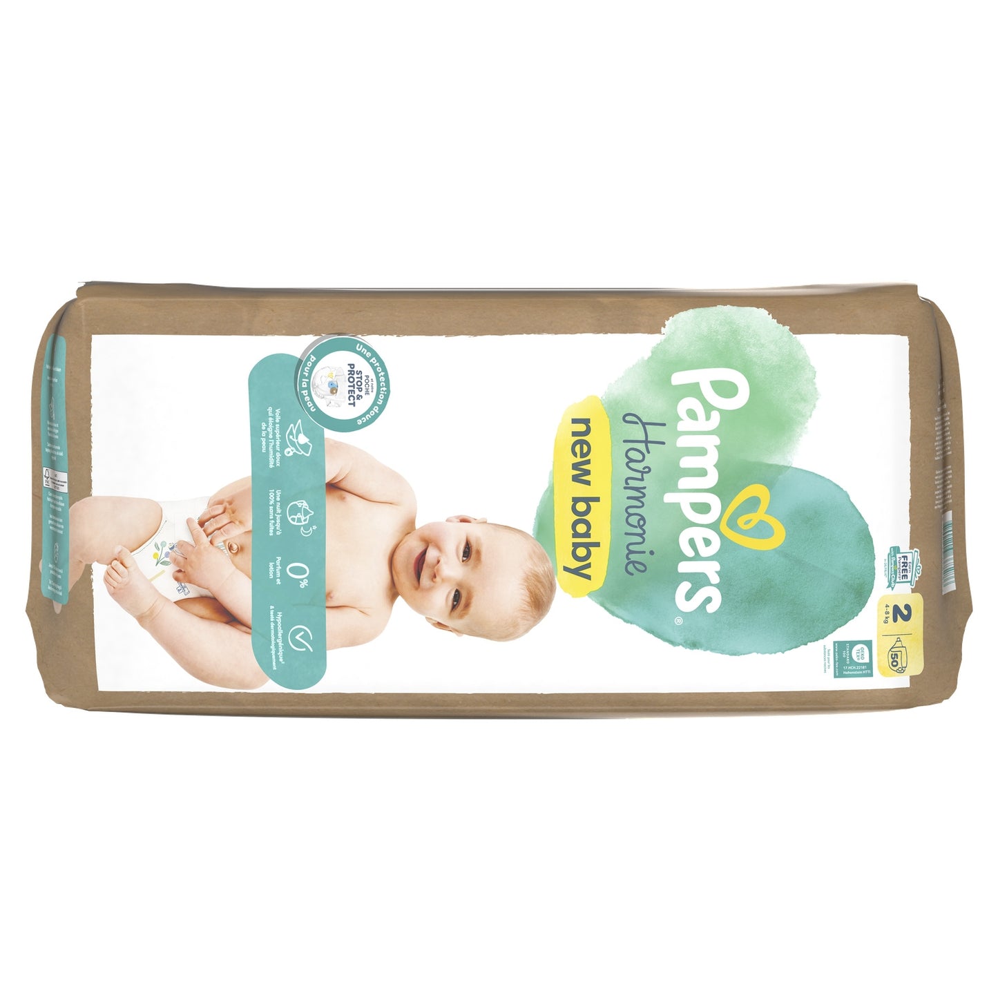 Couches Bébés Harmonie New Baby T2 4-8kg PAMPERS