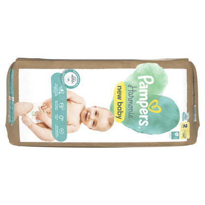 Couches Bébés Harmonie New Baby T2 4-8kg PAMPERS