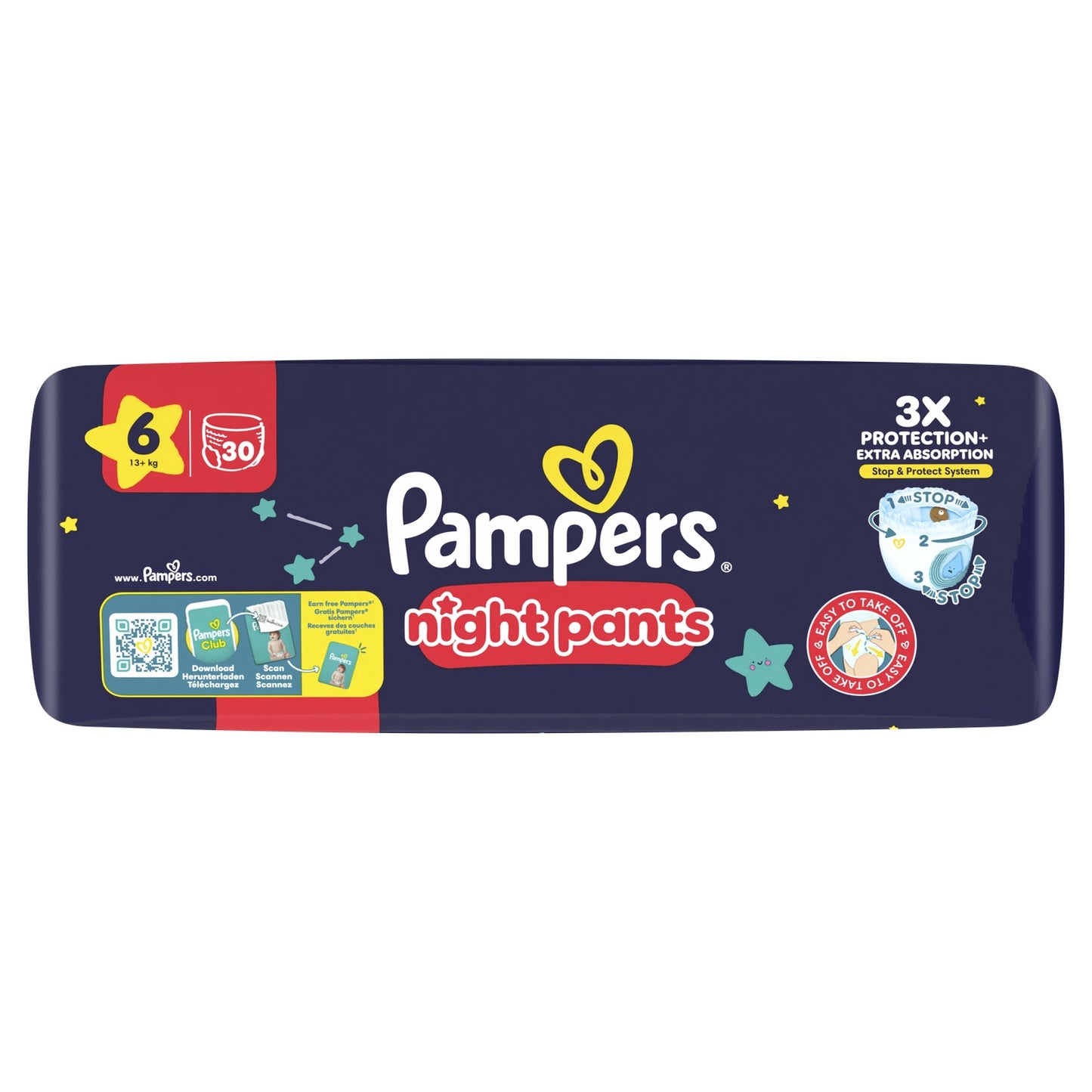 Couches Culottes Bébés Night Pants T6 13+ Kg PAMPERS
