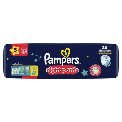 Couches Culottes Bébés Night Pants T5 11-17kg PAMPERS