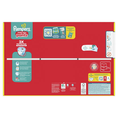 Couches Culottes Bébés Baby-Dry Pants 9-15kg Taille 4 PAMPERS