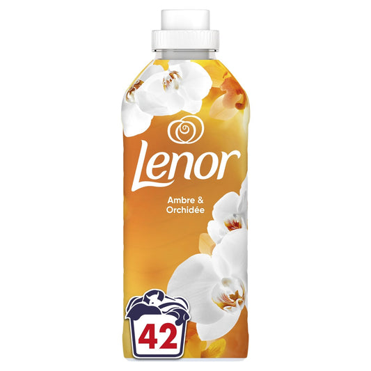 Adoucissant Ambre et Orchidée LENOR le flacon de 882mL