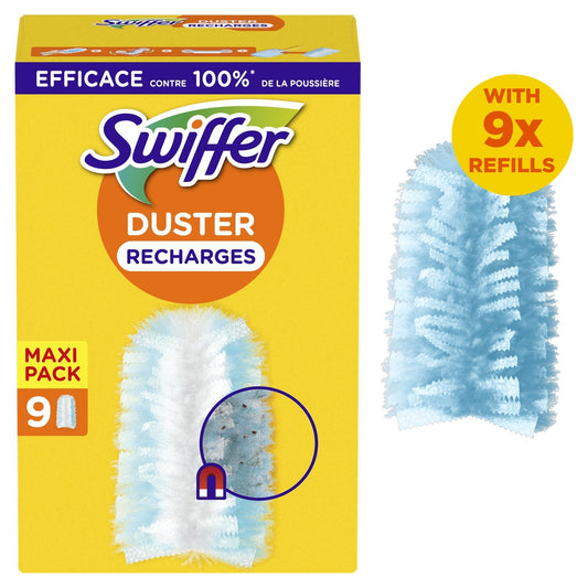 Plumeau Système Anti-Poussière Recharge SWIFFER la boîte de 9 recharges