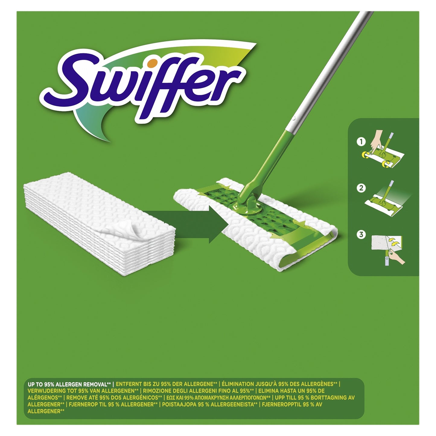 SWIFFER Dust Catcher Mopptücher für saubere und frische Böden