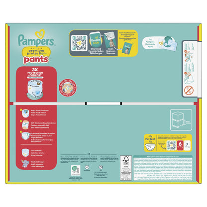 Couches Culottes Bébés Protection Pants 13-19kg Taille 6 PAMPERS