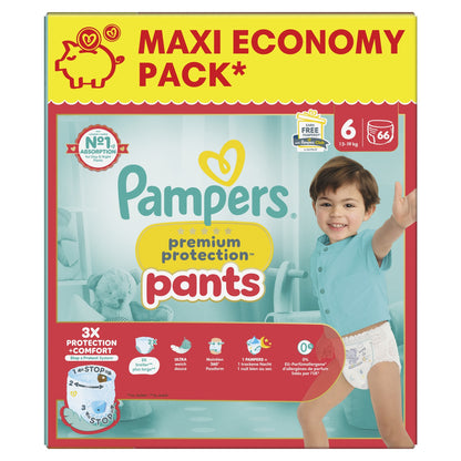 Couches Culottes Bébés Protection Pants 13-19kg Taille 6 PAMPERS