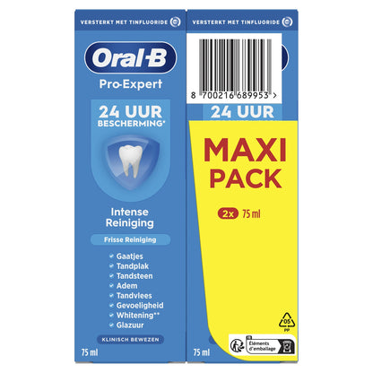 Dentifrice Pro-Expert Propreté Rafraîchissante ORAL-B 