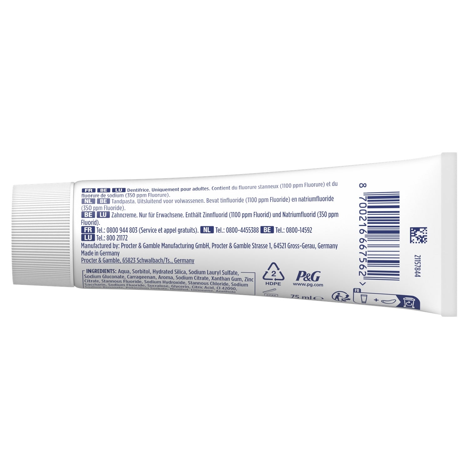 Dentifrice Pro- Expert Calm Sensation ORAL-B 