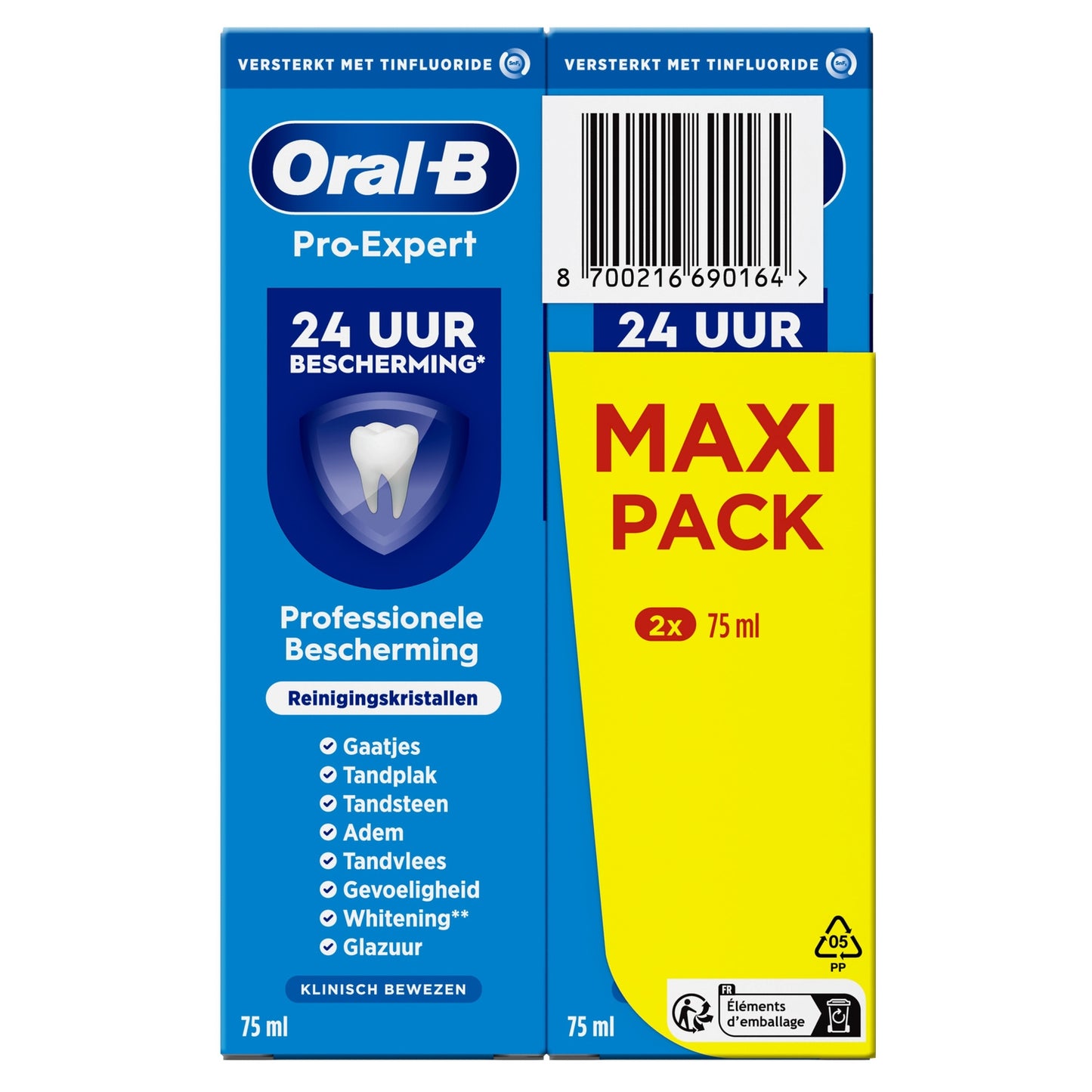 Dentifrice Pro- Expert Cristaux Nettoyants ORAL-B 