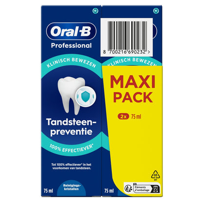 Dentifrice Professional Prévention du Tartre ORAL-B