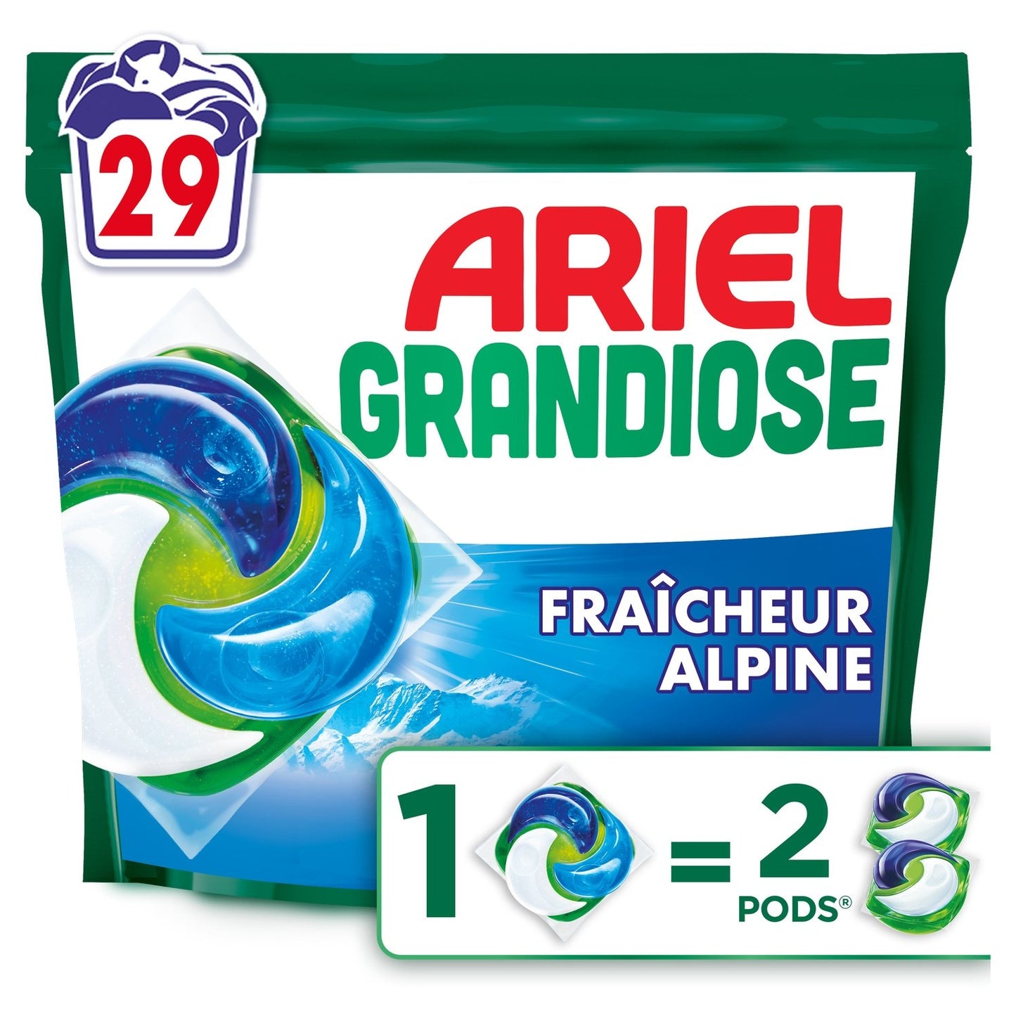 ARIEL Grandiose Alpine Freshness Capsule Laundry Detergent
