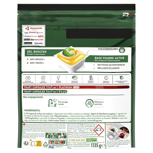 Fairy Original All-in-1 Lemon Dishwasher Tablet