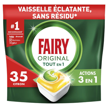 Fairy Original All-in-1 Lemon Dishwasher Tablet