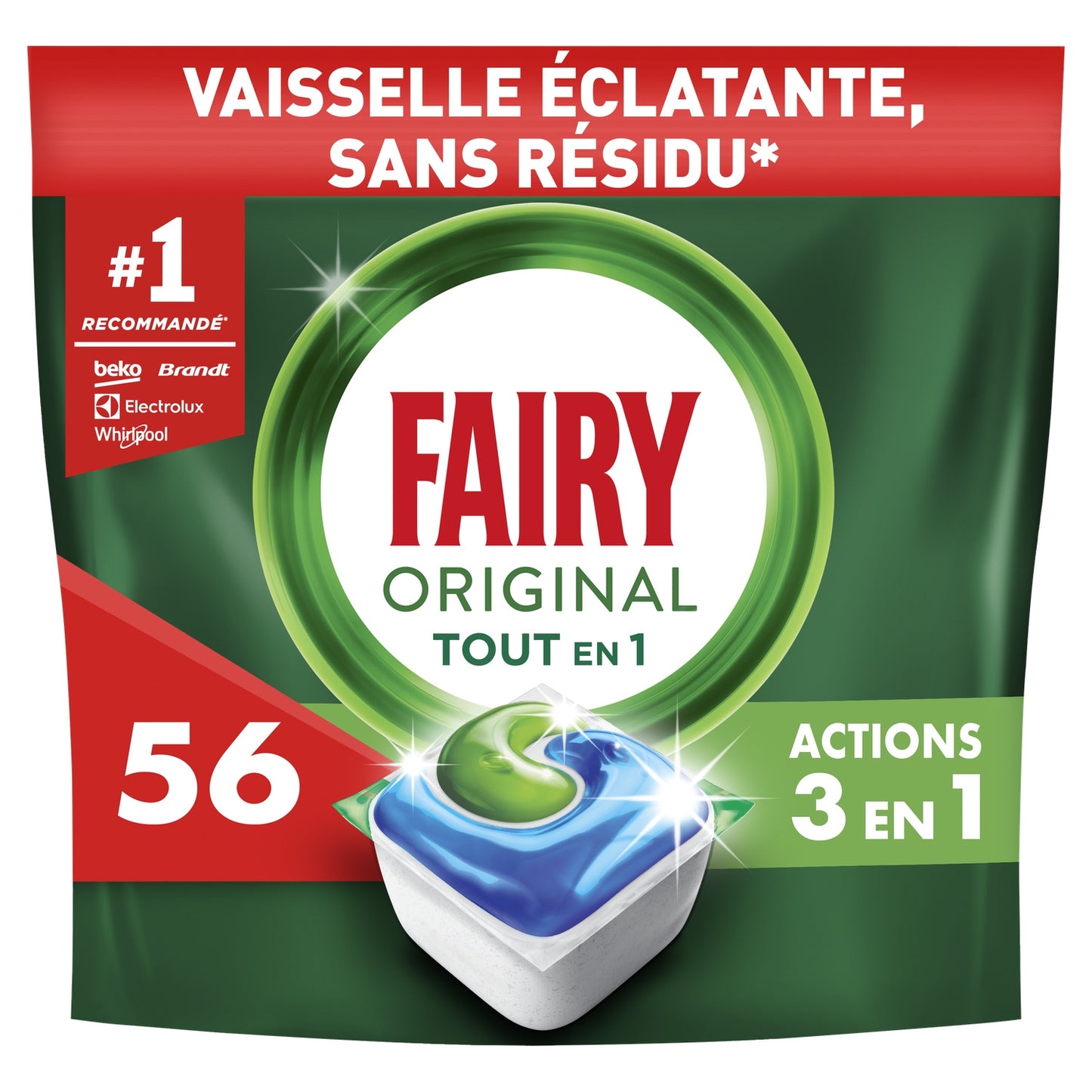FAIRY Original All-in-1 Dishwasher Tablet
