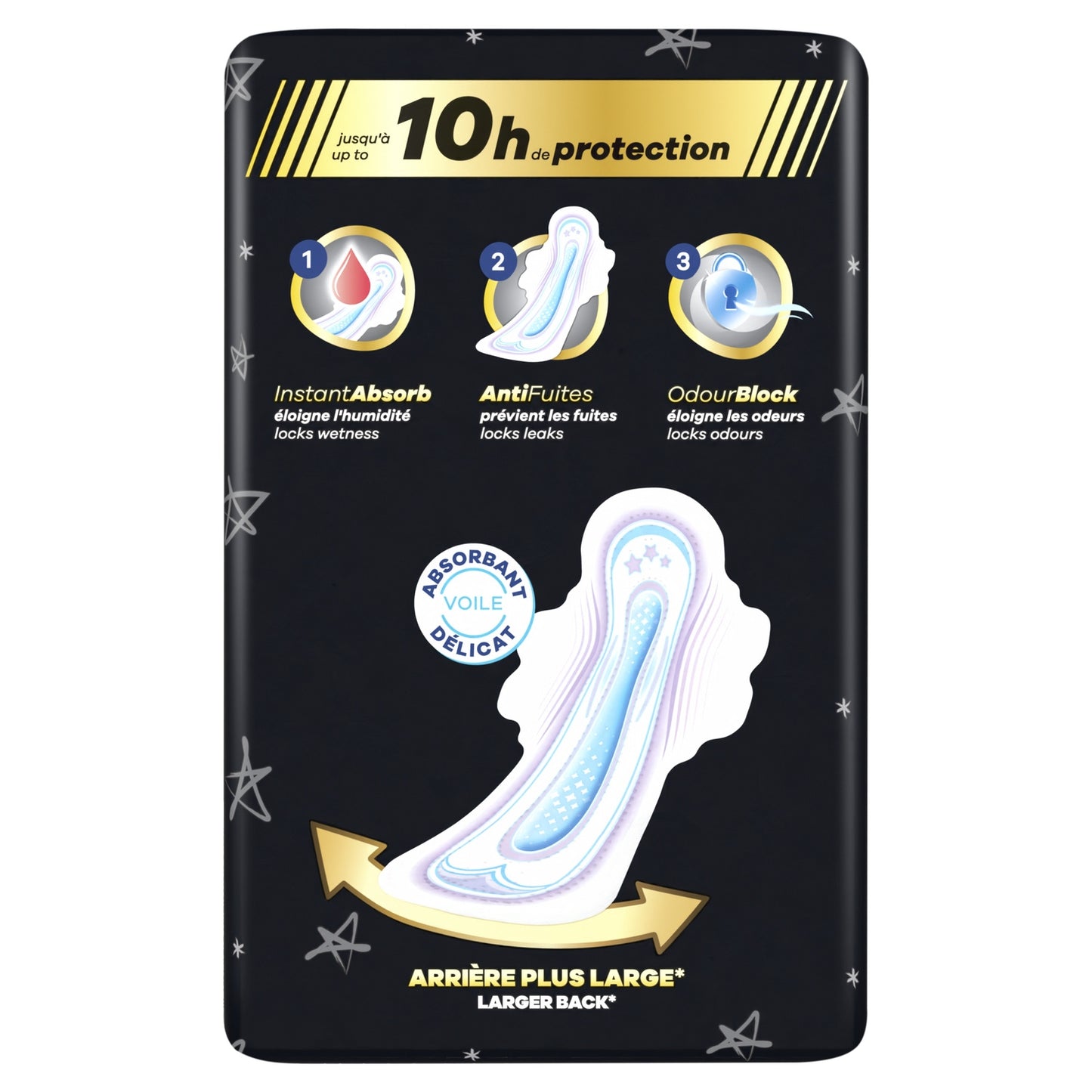 Always Ultra Night Sanitary Pads with Wings Size 4
