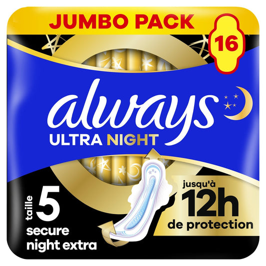 ALWAYS Ultra Night T5 Sanitary Towel with Wings
