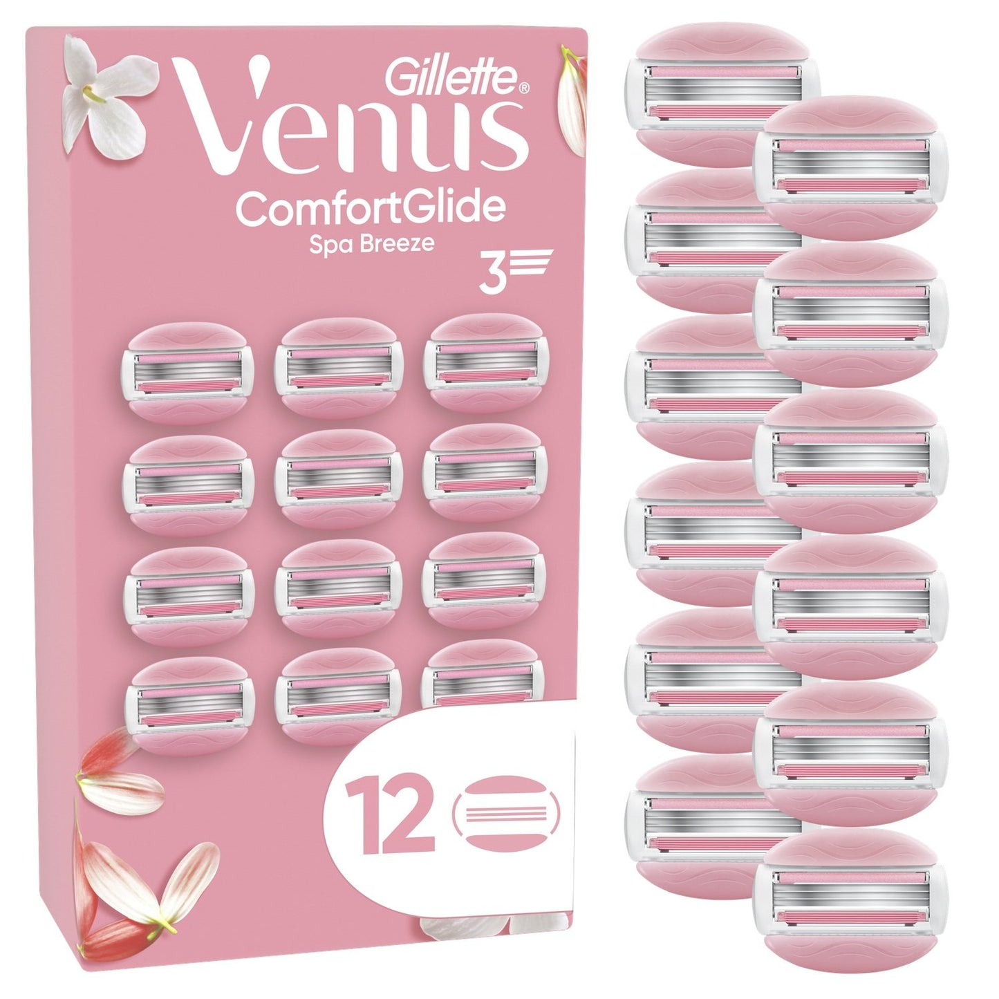 VENUS Comfortglide Spa Breeze Blade Refills for Women