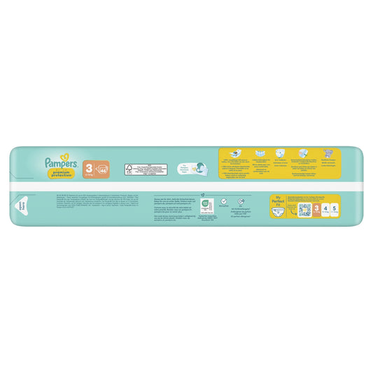Couches Bébés Premium Protection 6-10kg Taille 3 PAMPERS
