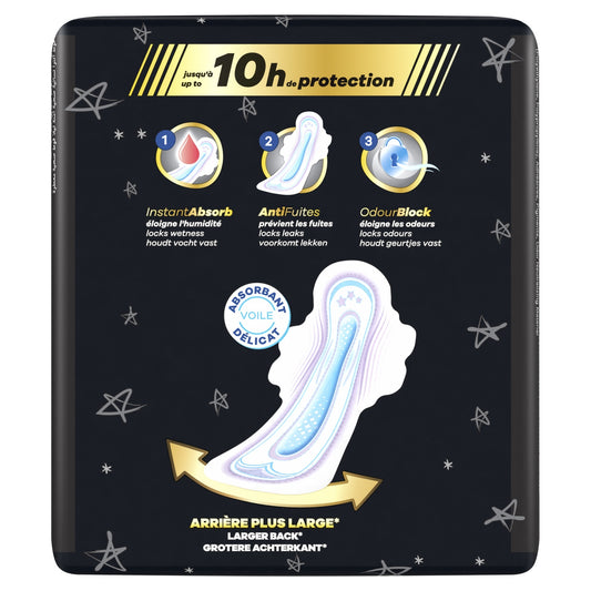 Secure Night Sanitary Towel with Wings ALWAYS