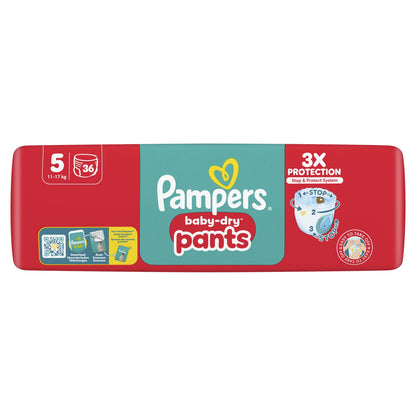 Couches Culottes Bébé Baby-Dry Pants 11-17kg Taille 5 PAMPERS
