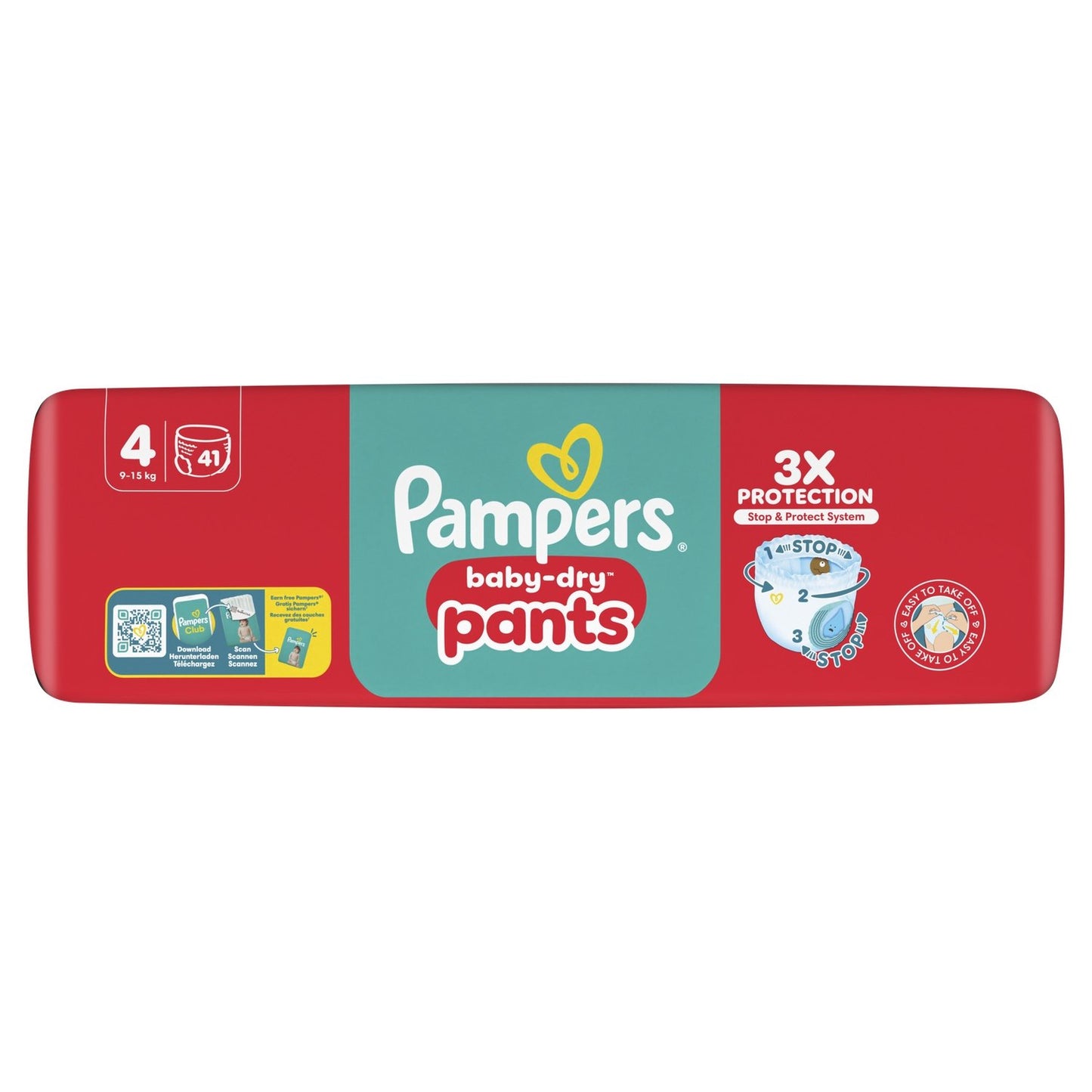 Couches Culottes Bébés Baby-Dry Pants 9-15kg Taille 4 PAMPERS