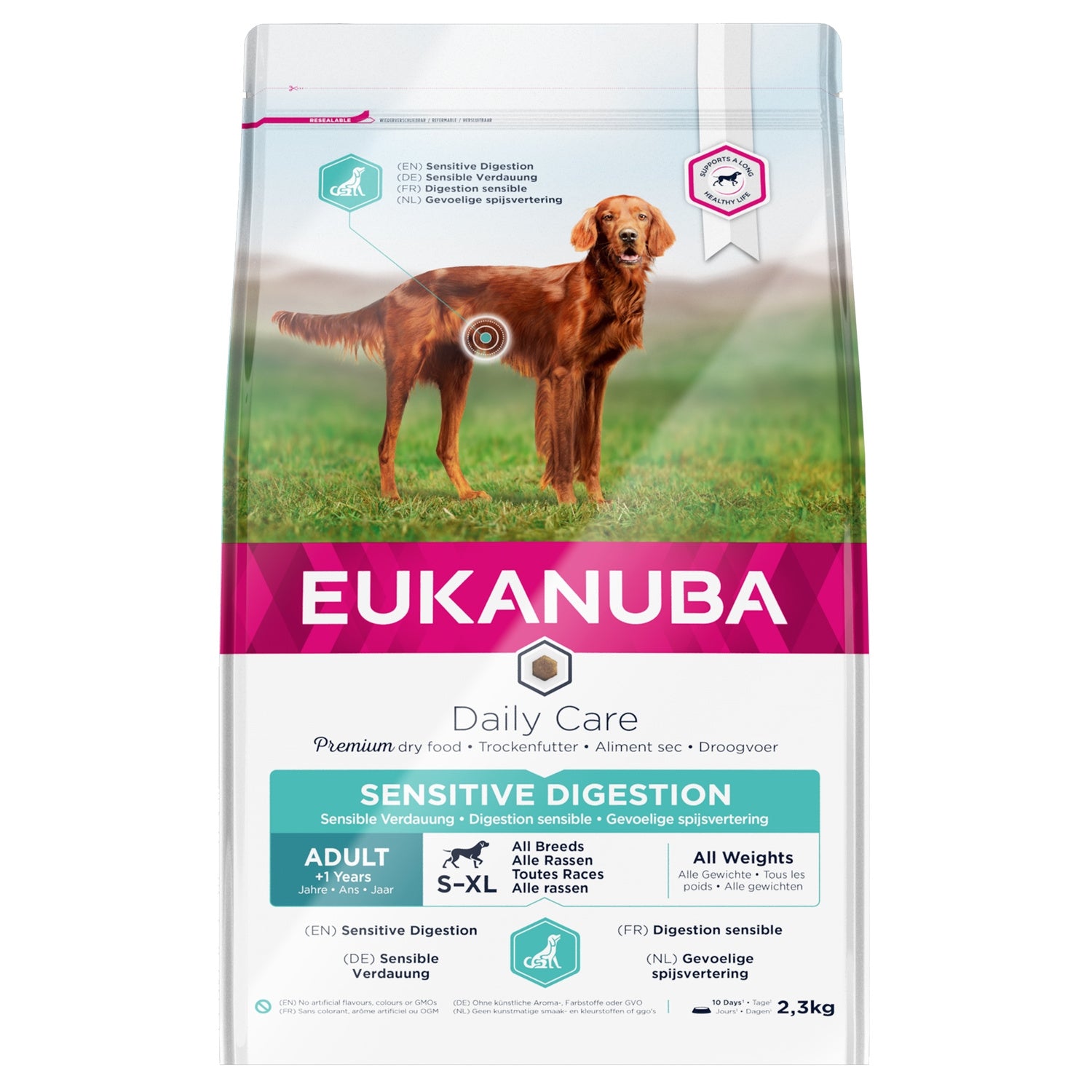 Croquettes pour Chien Adulte Digestion Sensible Poulet Daily Care EUKANUBA 