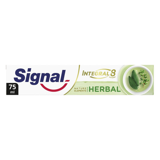 Dentifrice Integral 8 Nature Elements Herbal SIGNAL le tube de 75mL
