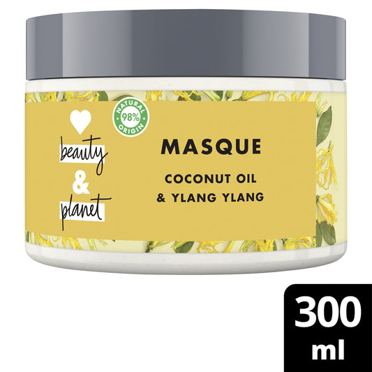 Masque Cheveux Réparation à la Noix de Coco & Ylang Ylang LOVE BEAUTY AND PLANET